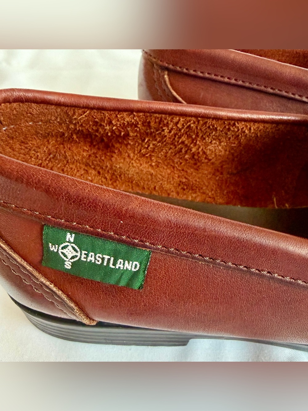 Eastland Leather Penny Loafers Mahogany Brown Size 8 - Picture 4 of 10